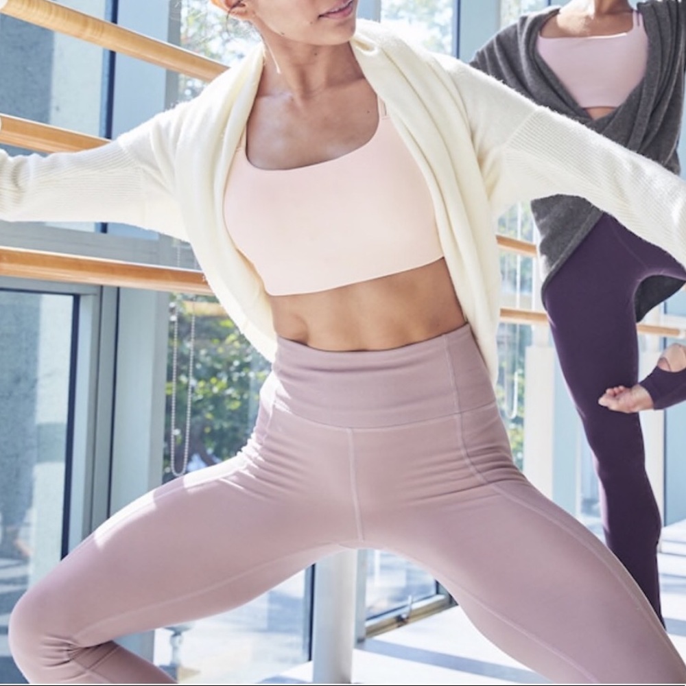 Athleta Elation Hybrid Tight Barre Rib Medium Pant